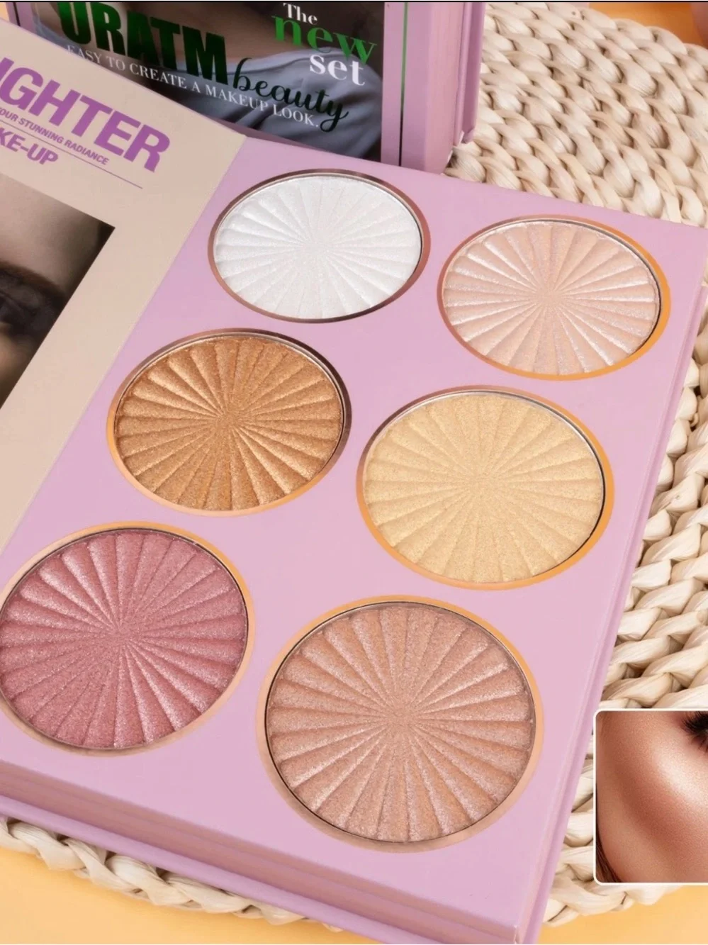 URATM Beauty Makeup Kit Eyeshadow Lip Gloss Blush Highlighter Contour NEW